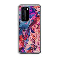 Pink Orchard: Huawei P40 Pro Transparant Hoesje