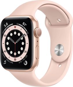 Apple Watch Series 6 OLED 44 mm Digitaal 368 x 448 Pixels Touchscreen Goud Wifi GPS