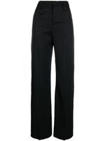 Blanca Vita pantalon à coupe droite - Noir