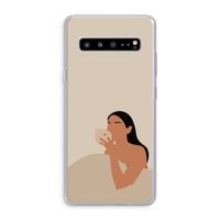 Fresh coffee: Samsung Galaxy S10 5G Transparant Hoesje