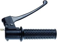 Domino Throttle grips alu sw 1-pull, brake leve