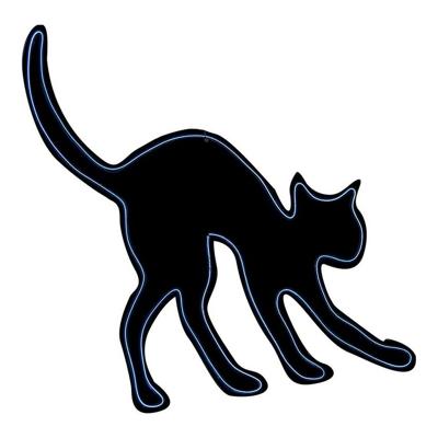 Halloween Decoraties My Other Me Neon Silhouet van lichten Kat