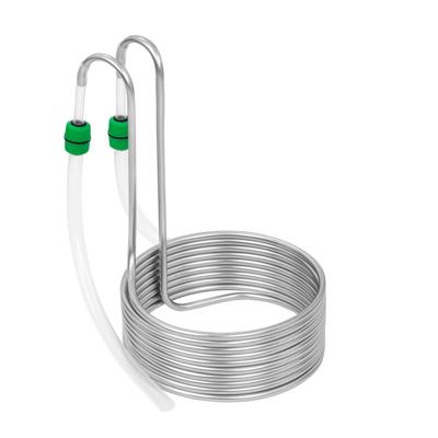 Onderdompeling Wort Koeler - Ø 26 cm - 10 spoelen - roestvrij staal