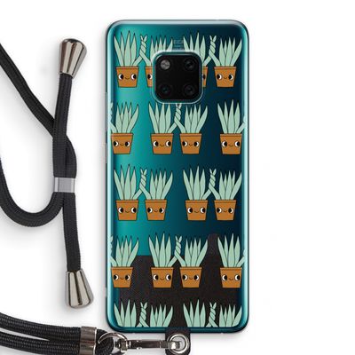 Sansevieria: Huawei Mate 20 Pro Transparant Hoesje met koord