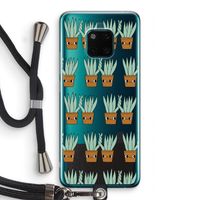 Sansevieria: Huawei Mate 20 Pro Transparant Hoesje met koord