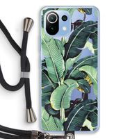 Bananenbladeren: Xiaomi Mi 11 Lite Transparant Hoesje met koord