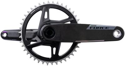 SRAM crankstel "force 1 xplr e1". krg force xplr e1 42z 170mm wide dub