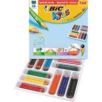 BIC eco evolution kleurpotloden, vulling 5 mm, diverse kleuren, 12 stuk/ 1 doos