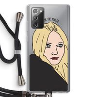 Ashley: Samsung Galaxy Note 20 / Note 20 5G Transparant Hoesje met koord
