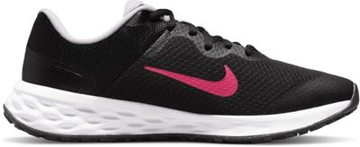 Nike Revolution 6 Road Hardloopschoenen Meisjes Zwart maat 36,5