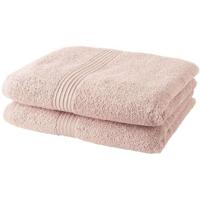 Set di 2 asciugamani TODAY 50x90 cm 100% Cotone - Rosa sabbia