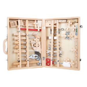 Small Foot - houten gereedschapskist deluxe met gereedschap, 28dlg.