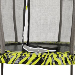 EXIT Tiggy junior trampoline met veiligheidsnet ø140cm - zwart/groen