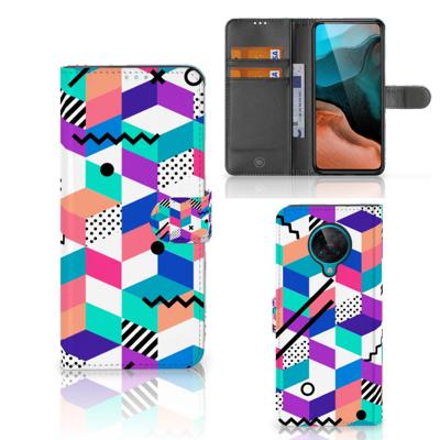 Xiaomi Poco F2 Pro | Book Case | Blokken Kleurrijk