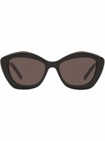 Saint Laurent Eyewear lunettes de soleil à monture papillon - Noir