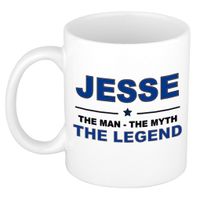Jesse The man, The myth the legend collega kado mokken/bekers 300 ml
