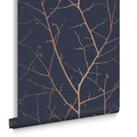 Graham & Brown - Vliesbehang - Boreas Midnight - 10mx53cm