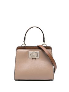 Furla mini sac à main Greige - Marron