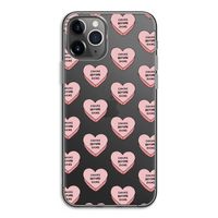 Chicks before dicks: iPhone 11 Pro Transparant Hoesje