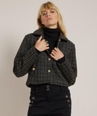 kort tweed jasje kort tweed jasje