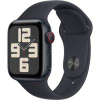 Apple Watch SE GPS+Cell 40mm alu middernacht sportband M/L - thumbnail