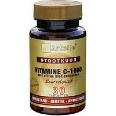 Artelle Stootkuur Vitamine C-1000 Tabletten Slow Released 30 Tab