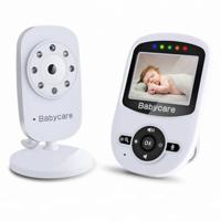 BM-SM24 2.4 duimLCD 2.4GHz Wireless Surveillance Camera babyfoon met 8-IR LED Night Vision twee manier stem praten (wit)