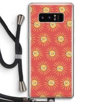 Zon: Samsung Galaxy Note 8 Transparant Hoesje met koord
