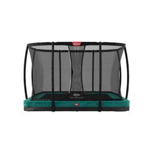 BERG Trampoline Ultim Champion met Veiligheidsnet - Safetynet Deluxe - InGround - 330 x 220 cm - Groen