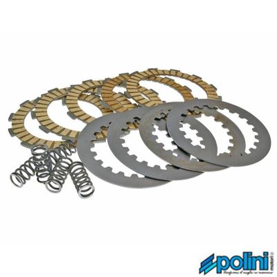 Koppelingsplaat set Polini Derbi