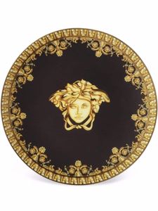 Versace assiette Baroque Nero (10 cm) - Noir