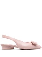 Ferragamo ballerines à bride arrière - Rose