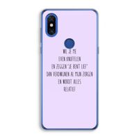 Relatief: Xiaomi Mi Mix 3 Transparant Hoesje