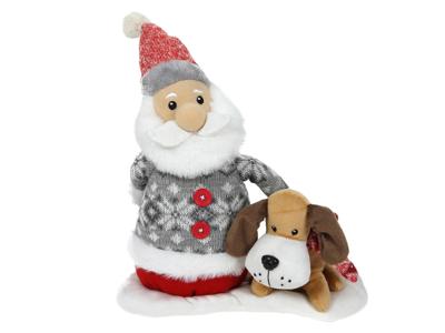 Santa hond 30 cm m/muziek en beweging 3xAAA HIT - Hit Santa hond 30 cm m/muziek en beweging 3xAAA HIT - Hit