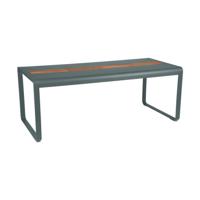 Fermob Bellevie tuintafel met opslagruimte 196x90 cm Storm Grey