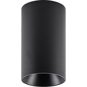 Deko Light 348242 Can IP20, 1x 7,5 W GU10, Schwarz Plafondopbouwarmatuur GU10 7.5 W Zwart