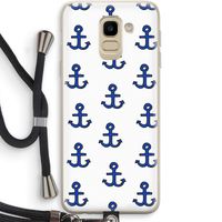Ankers: Samsung Galaxy J6 (2018) Transparant Hoesje met koord
