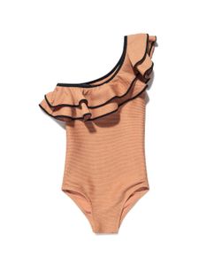 Nessi Byrd Kids maillot de bain Eliza à volants - Marron