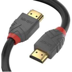 Lindy 36967 HDMI kabel 10 m HDMI Type A (Standaard) Zwart, Grijs