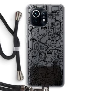 Vexx Black City : Xiaomi Mi 11 Transparant Hoesje met koord