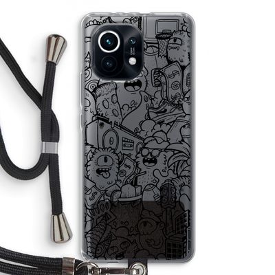 Vexx Black City : Xiaomi Mi 11 Transparant Hoesje met koord
