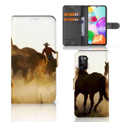 Samsung Galaxy A41 | Telefoonhoesje | Met pasjeshouder | Design Cowboy