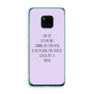 GSM: Huawei Mate 20 Pro Transparant Hoesje