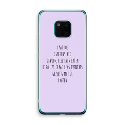 GSM: Huawei Mate 20 Pro Transparant Hoesje