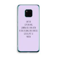 GSM: Huawei Mate 20 Pro Transparant Hoesje