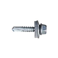 Schroefdoos CELO 7301 Ø 4,8 x 38 mm Met sluitring Zeshoekig Boor (500 Stuks)