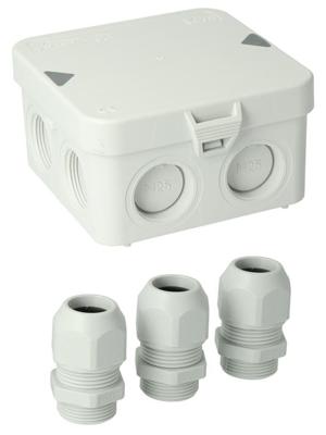 Enzo Attema Kabeldoos Attema AK1 + 3 wartels M25 IP65 - 4034022