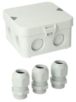 Enzo Attema Kabeldoos Attema AK1 + 3 wartels M25 IP65 - 4034022