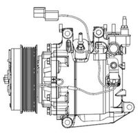 Delphi Diesel Airco compressor CS20503