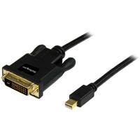 Mini DisplayPort naar DVI-Adapter Startech MDP2DVIMM6B (1,8 m) Zwart 1.8 m